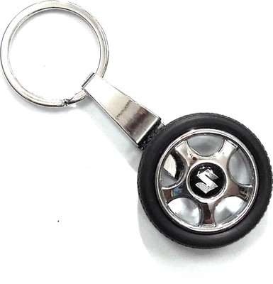 

kausal kf Imported Tyre Rotating Keychain Key Chain