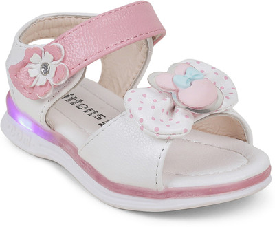 

KITTENS Girls Velcro Flats(White