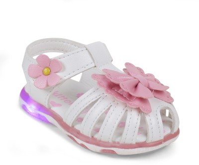 

KITTENS Girls Velcro Flats(White