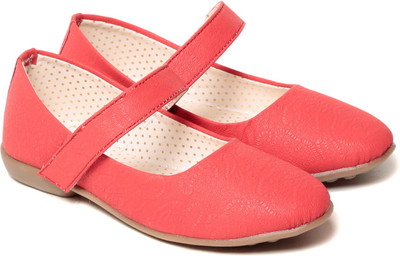 

Adorn Girls Velcro Ballerinas(Red