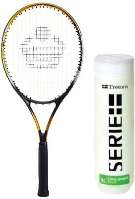 

Cosco Combo of Two, One 'Action 2000D' Tennis Racquet and One 'TRETORN SERIE' Tennis Ball box (pack of 3) Badminton Kit
