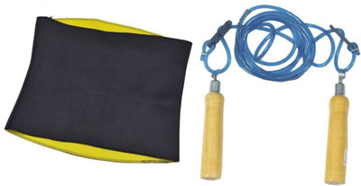 

Venom HOT SHAPER SLIMMING BELT WITH WOODEN HANDLE BLUE COLOR SKIPPING ROPE Gym & Fitness Kit