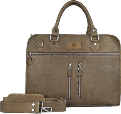

Tan Luzo 15.6 inch Laptop Messenger Bag(Green)