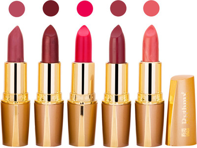 

Rythmx Lipstick Combo For Daily Wear - Crème Matte 5 Lipstick Sets For Women - 3(Nude, Brown, Purple, Dark Brown, Mauve, 20 g)