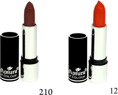 

Amura Black Beauty Lip Colour Set of 2(210,12, 4.5 g)