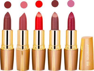 

Rythmx Lipstick Combo For Daily Wear - Crème Matte 5 Lipstick Sets For Women - 23(Brown, Reddish Maroon, Neon Red, Reddish Brown, Neon Purple, 20 g)