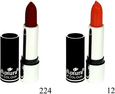 

Amura Black Beauty Lip Colour Set of 2(224,12, 4.5 g)