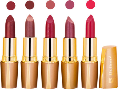 

Rythmx Lipstick Combo For Daily Wear - Crème Matte 5 Lipstick Sets For Women - 18(Brown, Reddish Brown, Neon Purple, Dark Purple, Crimson, 20 g)