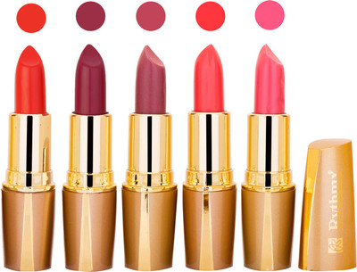 

Rythmx Lipstick Combo For Daily Wear - Crème Matte 5 Lipstick Sets For Women - 47(Deep Orange, Dark Purple, Mauve, Orange, Pink, 20 g)
