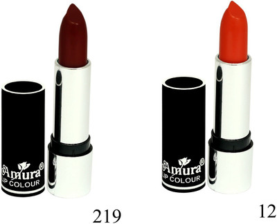 

Amura Black Beauty Lip Colour Set of 2(219,12, 4.5 g)