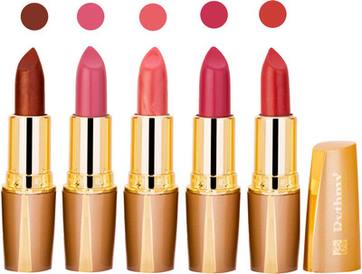 

Rythmx Lipstick Combo For Daily Wear - Crème Matte 5 Lipstick Sets For Women - 14(Brown, Neon Purple, Mauve, Purple, Red, 20 g)