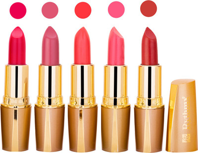 

Rythmx Lipstick Combo For Daily Wear - Crème Matte 5 Lipstick Sets For Women - 37(Purple, Neon Purple, Orange, Pink, Red, 20 g)