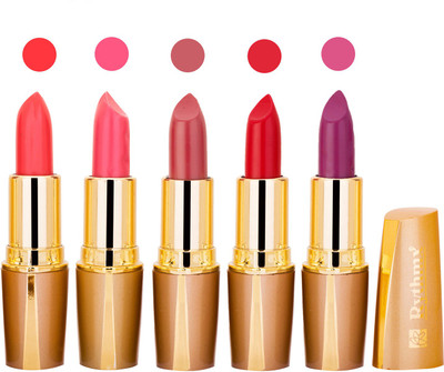 

Rythmx Lipstick Combo For Daily Wear - Crème Matte 5 Lipstick Sets For Women - 52(Orange, Pink, Light Purple, Red, Purple, 20 g)