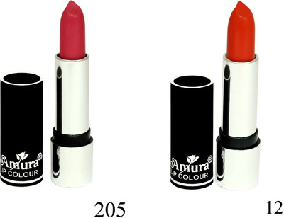 

Amura Black Beauty Lip Colour Set of 2(205,12, 4.5 g)