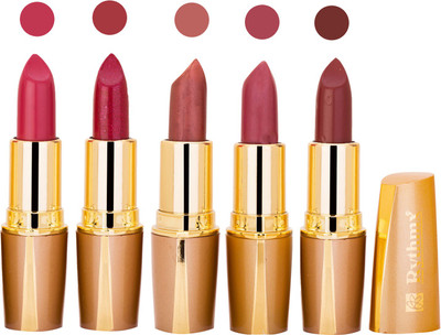 

Rythmx Lipstick Combo For Daily Wear - Crème Matte 5 Lipstick Sets For Women - 48(Purple, Neon Purple, Light Brown, Nude, Brown, 20 g)
