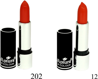 

Amura Black Beauty Lip Colour Set of 2(202,12, 4.5 g)