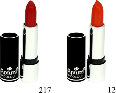 

Amura Black Beauty Lip Colour Set of 2(217,12, 4.5 g)