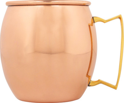 

Cupure Copper Mug Copper Copper Mug(400 ml), Gold