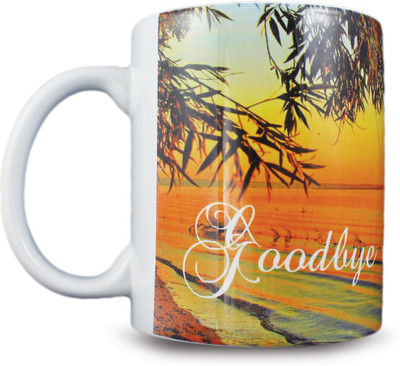 

juvixbuy Farewell Coffee Ceramic Mug(325 ml), Multicolor