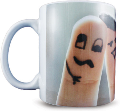 

juvixbuy Friend Quotes Coffee Ceramic Mug(325 ml), Multicolor