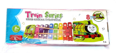 

Must Visit Musical Train Series Hand Knock Xylophone(Multicolor)