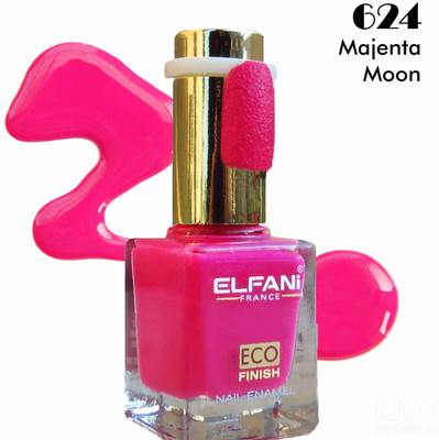 

ELFANI SNOW Coat Texture Nail Polish Magenta Moon