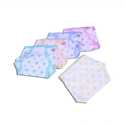 

Tiny Care Baby Nappy RTW Star Print S, White
