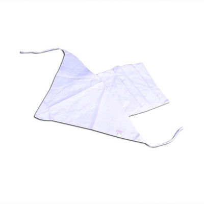 

Tiny Care Baby Nappy Triangle, White