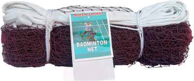 

Queen Sports Industries Standard quality Nylon Badminton Net(Brown)