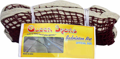 

Queen Sports Industries Premium Cotton First quality Badminton Net(Maroon)