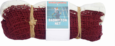 

Queen Sports Industries Premium quality Cotton Badminton Net(Maroon)