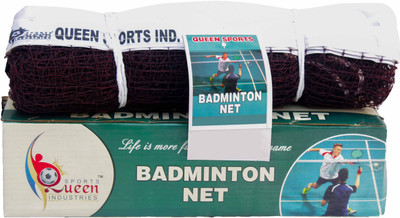 

Queen Sports Industries Premium quality Nylon Badminton Net(Maroon)