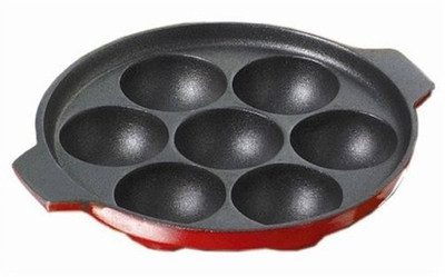 Omic Classic Range 6 Cavities Premium Mini Appam Pan 17 cm diameter Paniyarakkal(Aluminium, Non-stick) available at flipkart for Rs.289