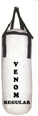 

Venom REGULAR 4.5 FEET LONG, CANVAS MATERIAL , WHITE COLOR, UNFILLED WITH STRAPS Hanging Bag(4.5, 54 kg)