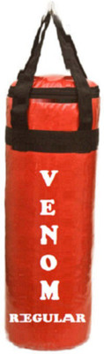 

Venom REGULAR 5.0 FEET, MATERIAL : SRF - STANDARD, RED COLOR, UNFILLED WITH HANGING STRAPS Hanging Bag(5.0, 60 kg)