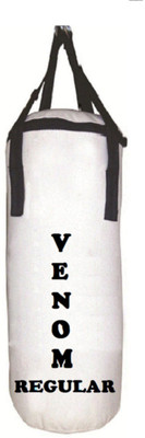 

Venom REGULAR 5.0 FEET LONG, CANVAS MATERIAL , WHITE COLOR, UNFILLED WITH STRAPS Hanging Bag(5.0, 60 kg)