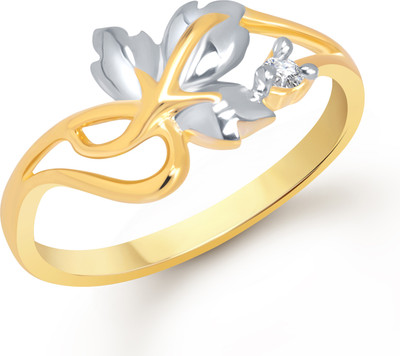 

VK Jewels Alloy Cubic Zirconia Gold-plated Plated Ring