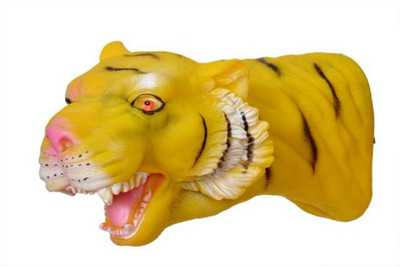

TEENA EXPORTS AND IMPORTS TEENA'S TIGER Hand Puppet Glove TIGER Head Roleplay Playset made of Non-Toxic Soft Vinyl