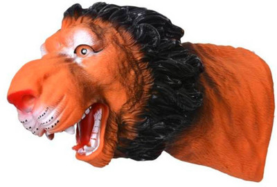 

TEENA EXPORTS AND IMPORTS TEENA'S LION Hand Puppet Glove LION Head Roleplay Playset made of Non-Toxic Soft Vinyl