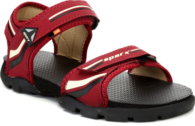 

Sparx Men Maroon Beige Sandals