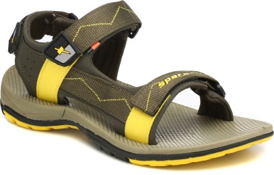 Sparx Sparx Men SS-464 Olive Yellow Floater Sandals Men Sandals(Olive, Yellow , 6 UK/India)