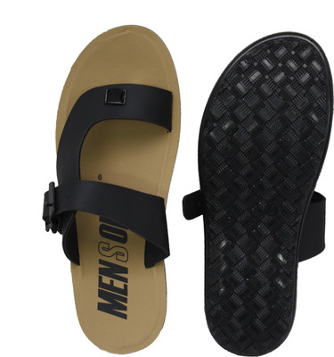 

MENSOME Men Brown::Black Flats