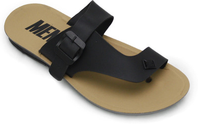 

MENSOME Men Brown::Black Flats