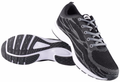 

Li-Ning ARTL007-3 Flow Black/Grey Walking Shoes For Men(Black, Grey