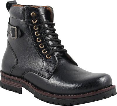 

Bog Chief Long Bikers Stylish Boots Boots For Men(Black