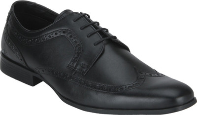Bond Street By Red Tape Men Brogue Derby For Men(Black