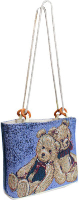 

HD Women Casual Multicolor Jute Sling Bag