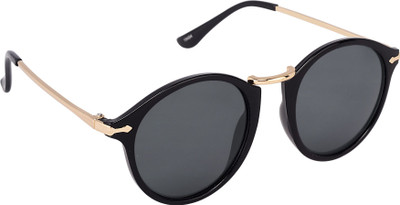 

Verre Round Sunglasses(Black)