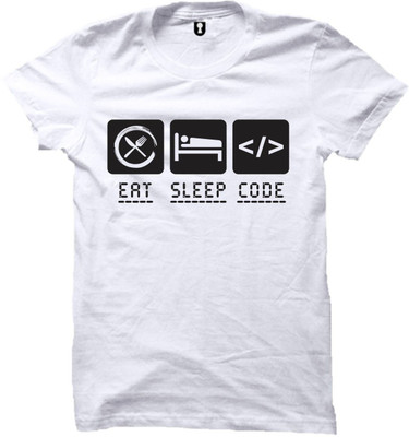 Uniplanet Store Printed Men Round Neck White T-Shirt