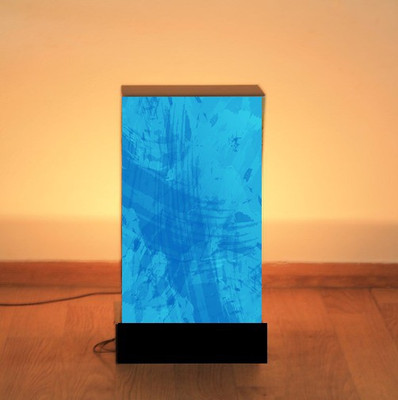 

KubiCo Home Decor Modern Decorative Lamp - Brush Blue Night Lamp(45 cm, Blue)